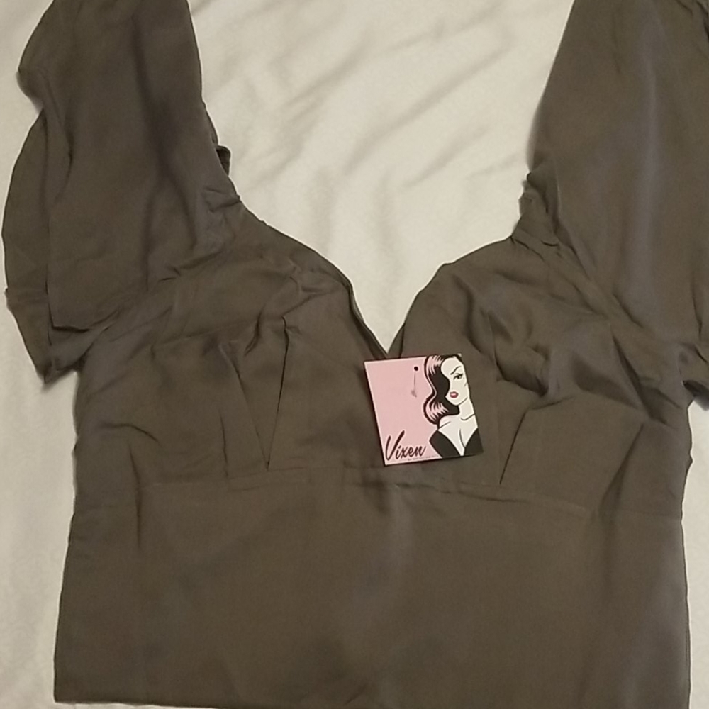 VIXEN baby doll crop top first run